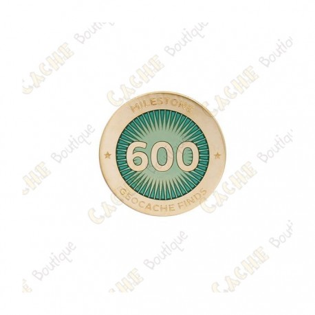 Pin's "Milestone" - 600 Finds