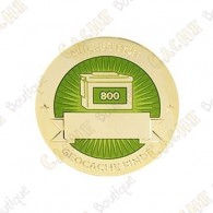 Geocoin "Milestone" - 800 Finds