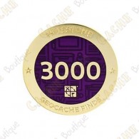 Geocoin + Traveler "Milestone" - 3000 Finds