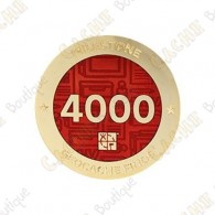 Geocoin + Traveler "Milestone" - 4000 Finds