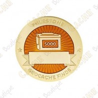 Geocoin "Milestone" - 5000 Finds