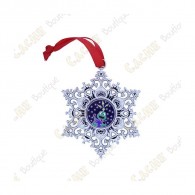 Geocoin "Snowflake Ornament" - Earth