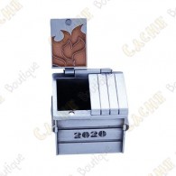 Géocoin "2020 Dumpster Fire" 3D