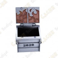 Géocoin "2020 Dumpster Fire" 3D