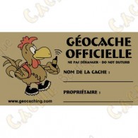 Sticker para caches 100% francófono