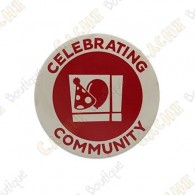Géocoin "Celebrating Community"