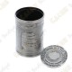 Geocoin "The Original Can of Beans" - Antique Silver