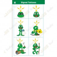 Tattoos Signal the Frog®️ - Folha de 6