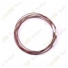 Llavero cable de acero - Lote de 5, Marrón