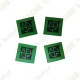 Mini stickers verdes - Conjunto de 4