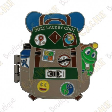 Geocoin "Lackey 2025" + Traveler