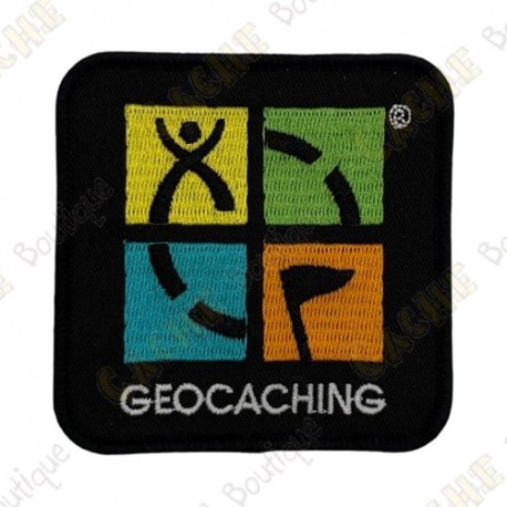 Patch Geocaching - Preto
