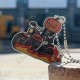 Halloween Cache Buddy Travel Tag - Bad to the Bone