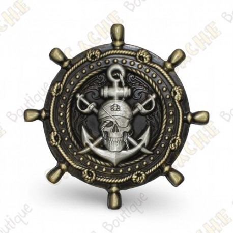 Geocoin "Pirate" Ship Wheel - 2026