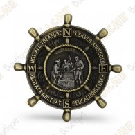Geocoin "Pirate" Ship Wheel - 2026