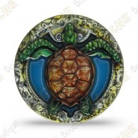Geocoin "Sea Turtle" - Antique Brass